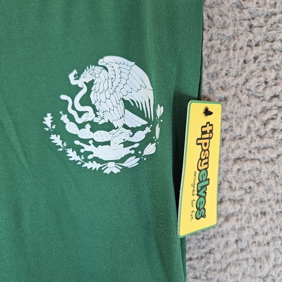 Tipsy Elves Womens Mexico Leggings Size L Designed For Fun. Cinco de mayo - Picture 5 of 14